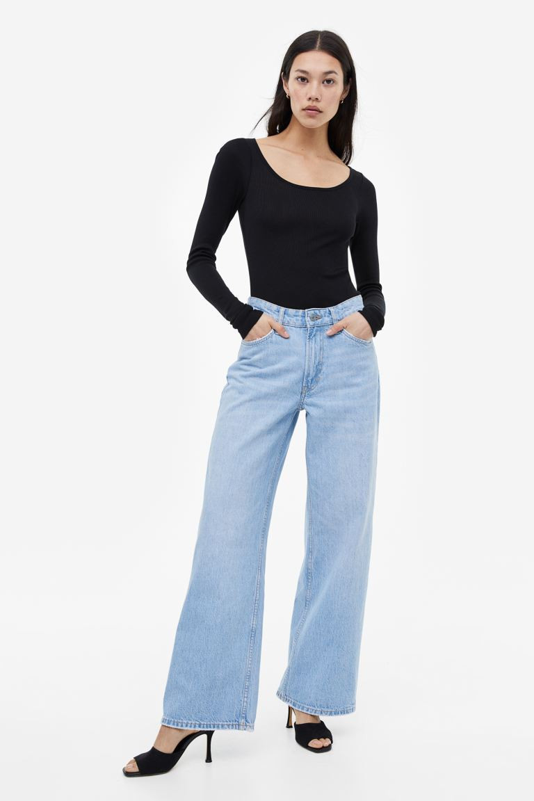 Wide Low Jeans | H&M (FR, IT, ES, PT, BE)