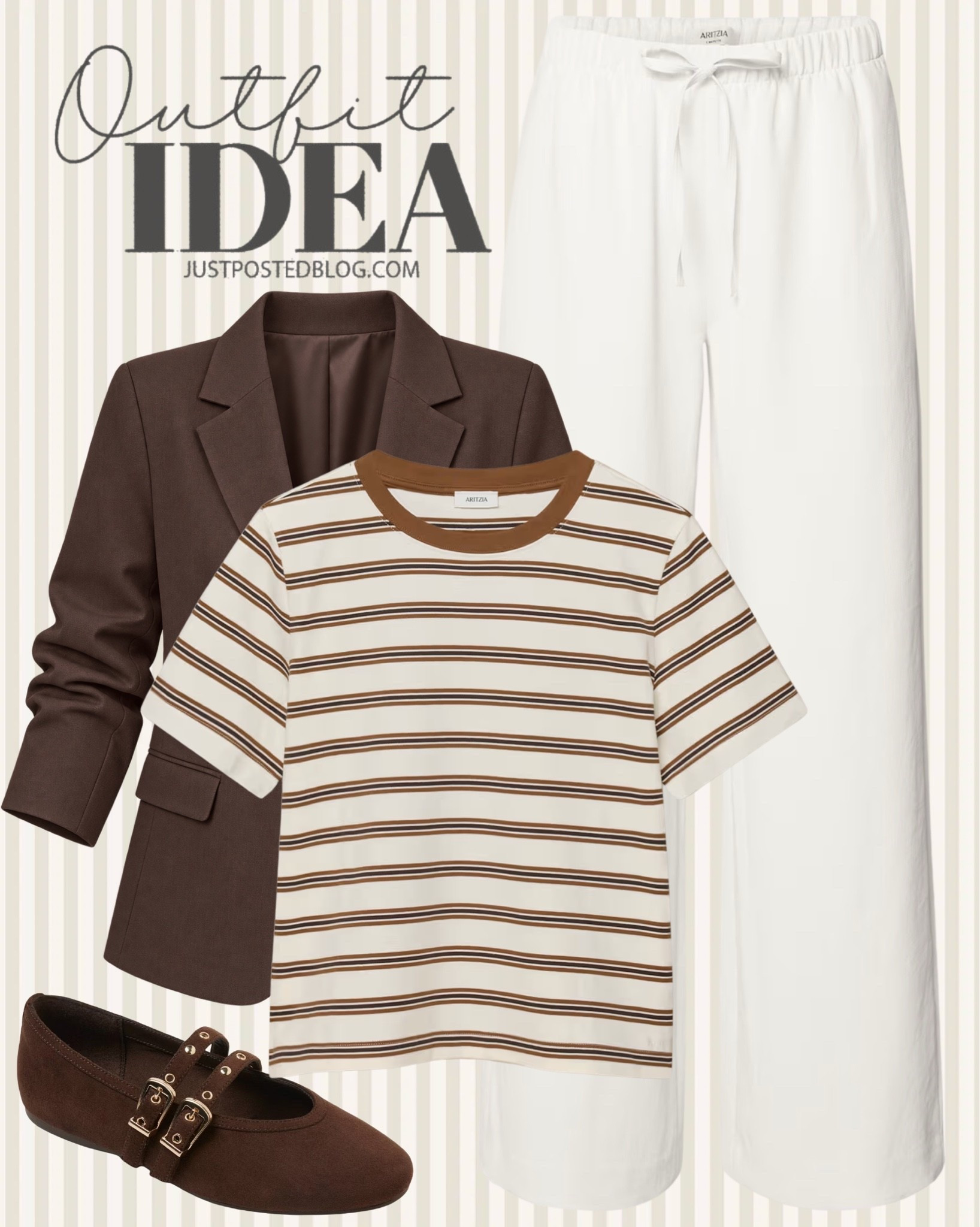Business casual look for fall