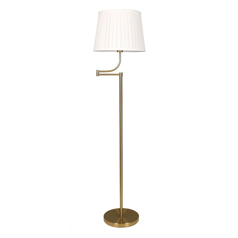 Gold Metal Swivel Arm Floor Lamp 63In








	
		
		
			
				5
			
			
				(
				4
				)
			
		
... | At Home