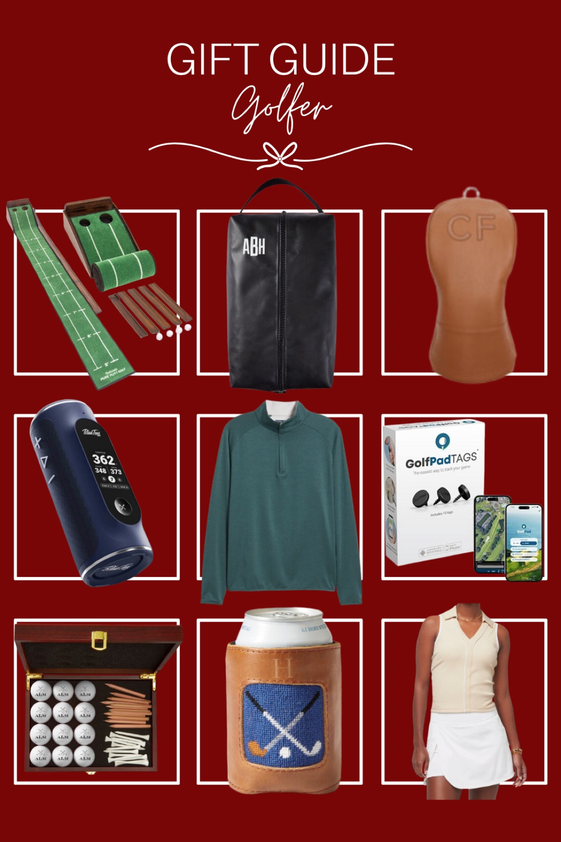 Gift guide for the golfer!

golf gift ideas. golf gifts. gifts for her. gift for him. Dad gifts. Father in Law gifts  

#LTKGiftGuide #LTKMens #LTKHoliday