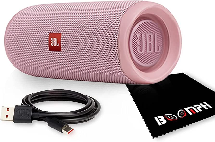 JBL Flip 5: Portable Wireless Bluetooth Speaker, IPX7 Waterproof - Pink | Amazon (US)