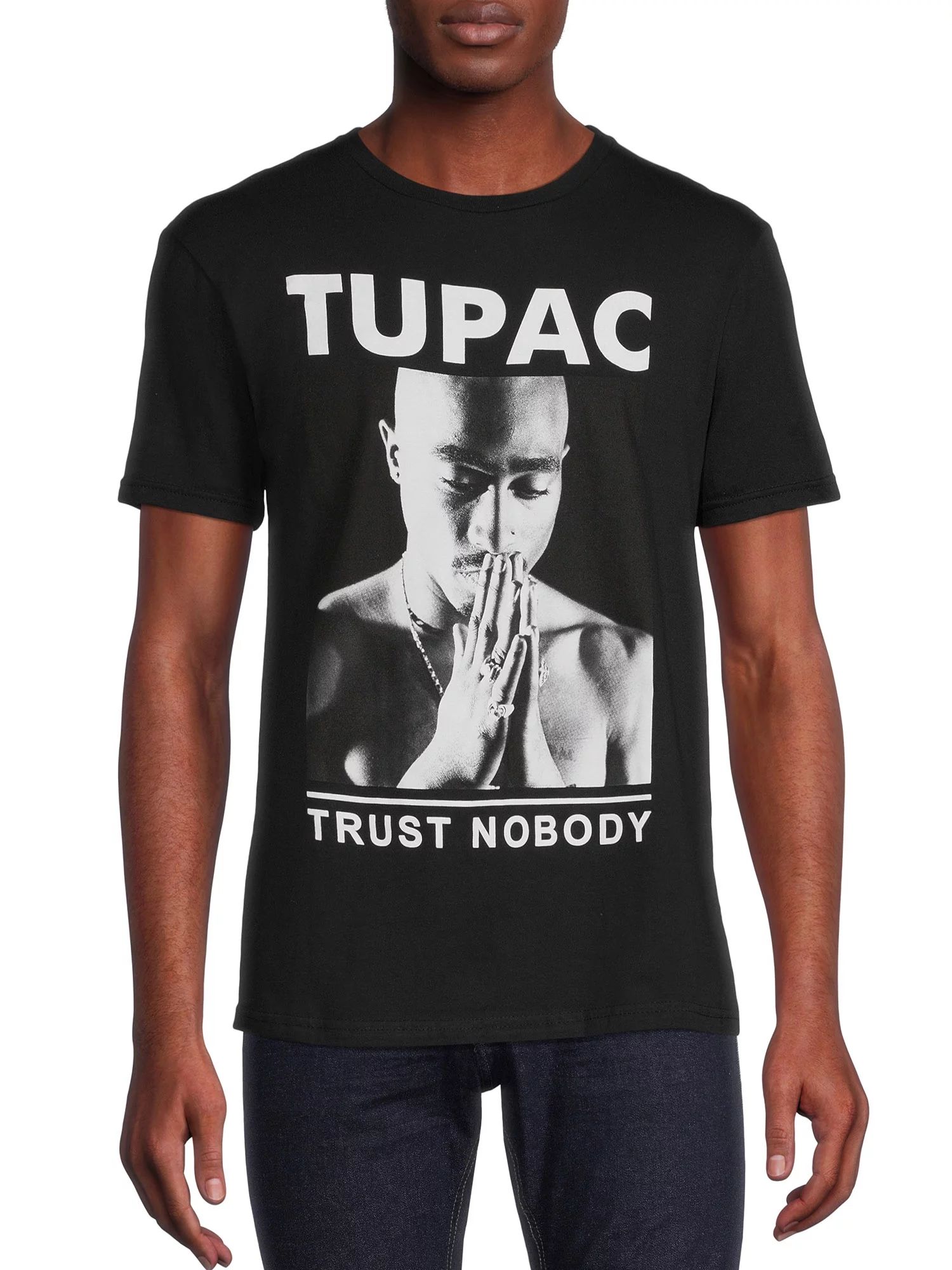 Tupac Men's Trust Nobody T-Shirt with Short Sleeves | Walmart (US)