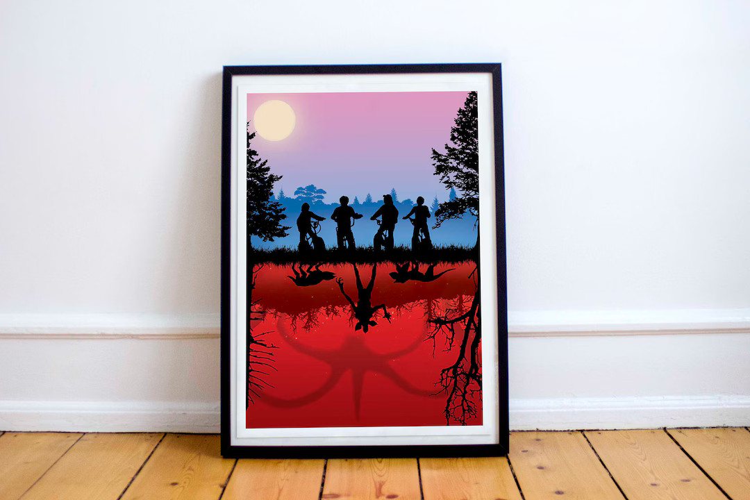 Stranger Things Art Poster Flippers Range Minimalist - Etsy | Etsy (US)