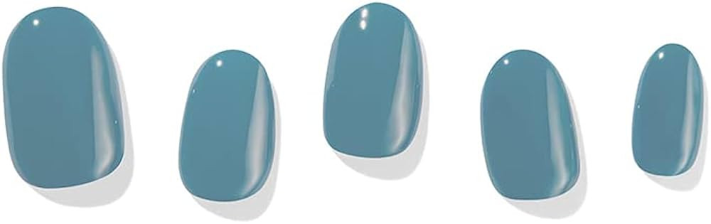Dashing Diva Glaze Nail Strips - Ocean Bay | Works with Any LED Nail Lamp | Long Lasting, Chip Re... | Amazon (US)