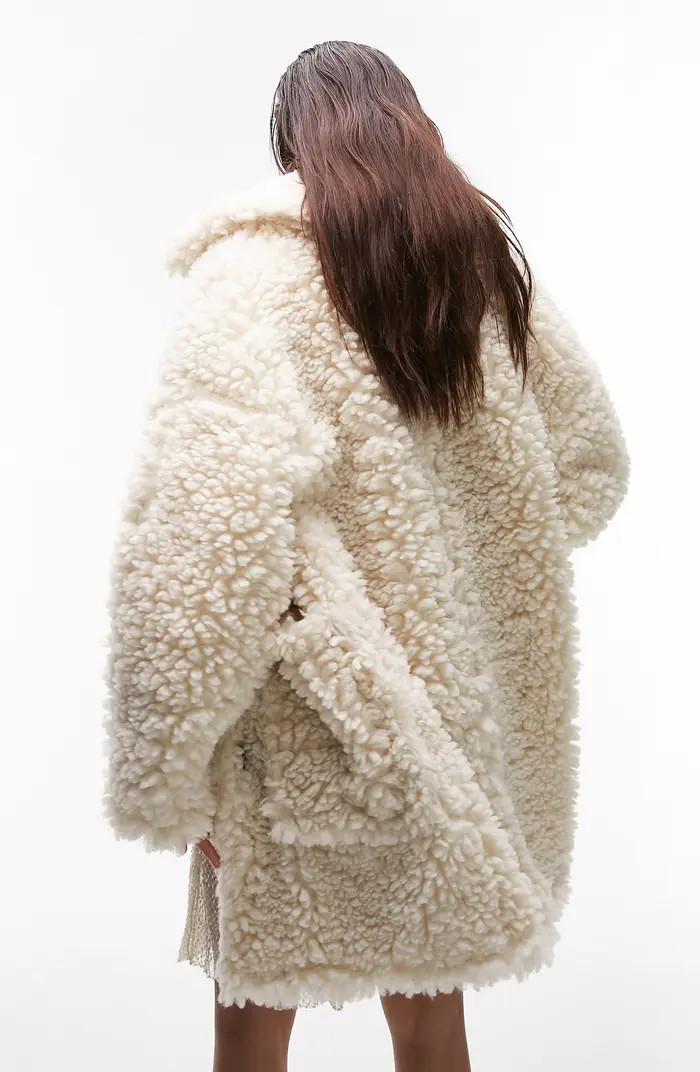 Chunky Faux Shearling Coat | Nordstrom