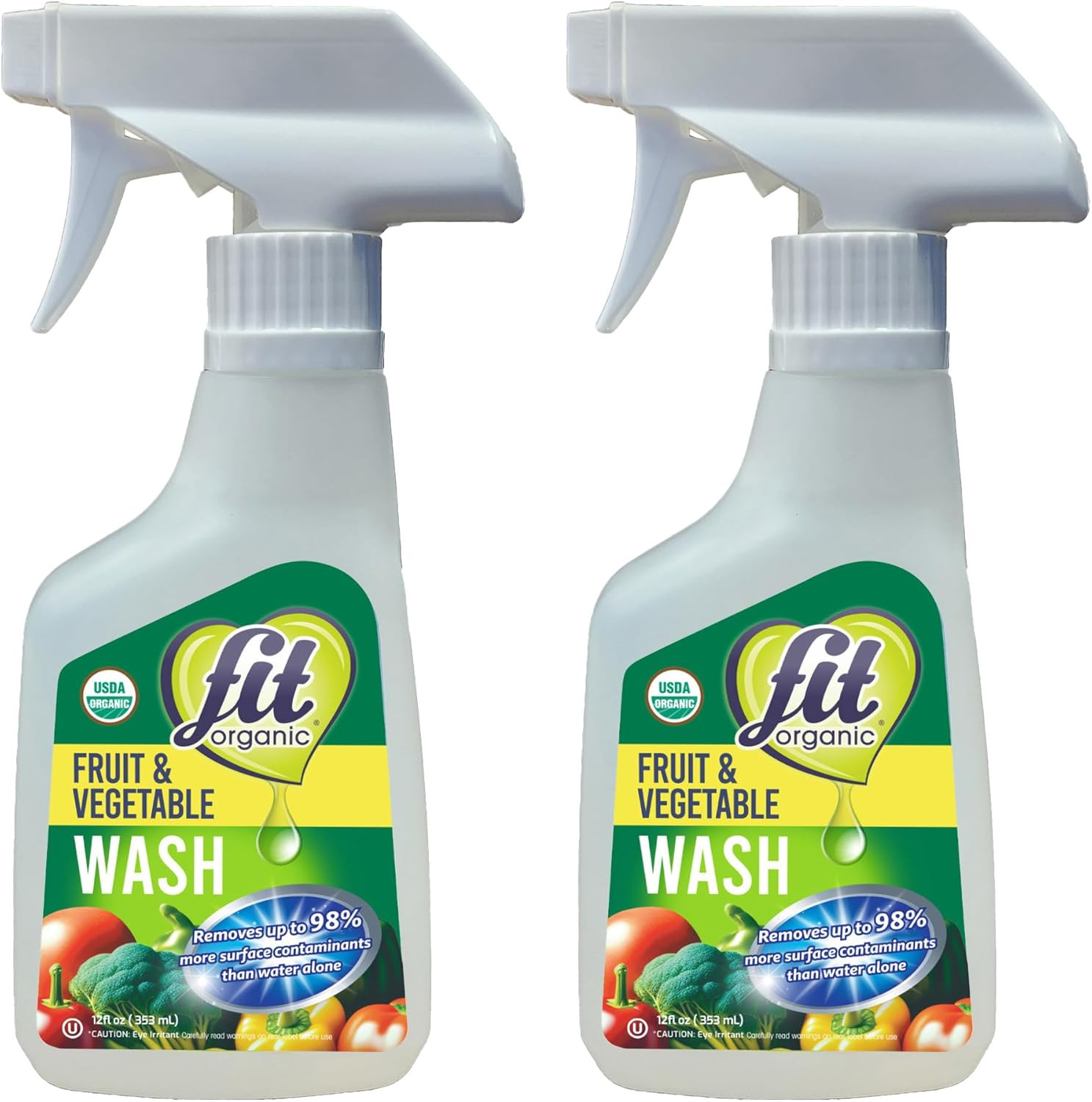 FIT Organic Fruit and Vegetable Wash Spray – USDA Certified Organic & Kosher Produce Cleaner ... | Amazon (US)