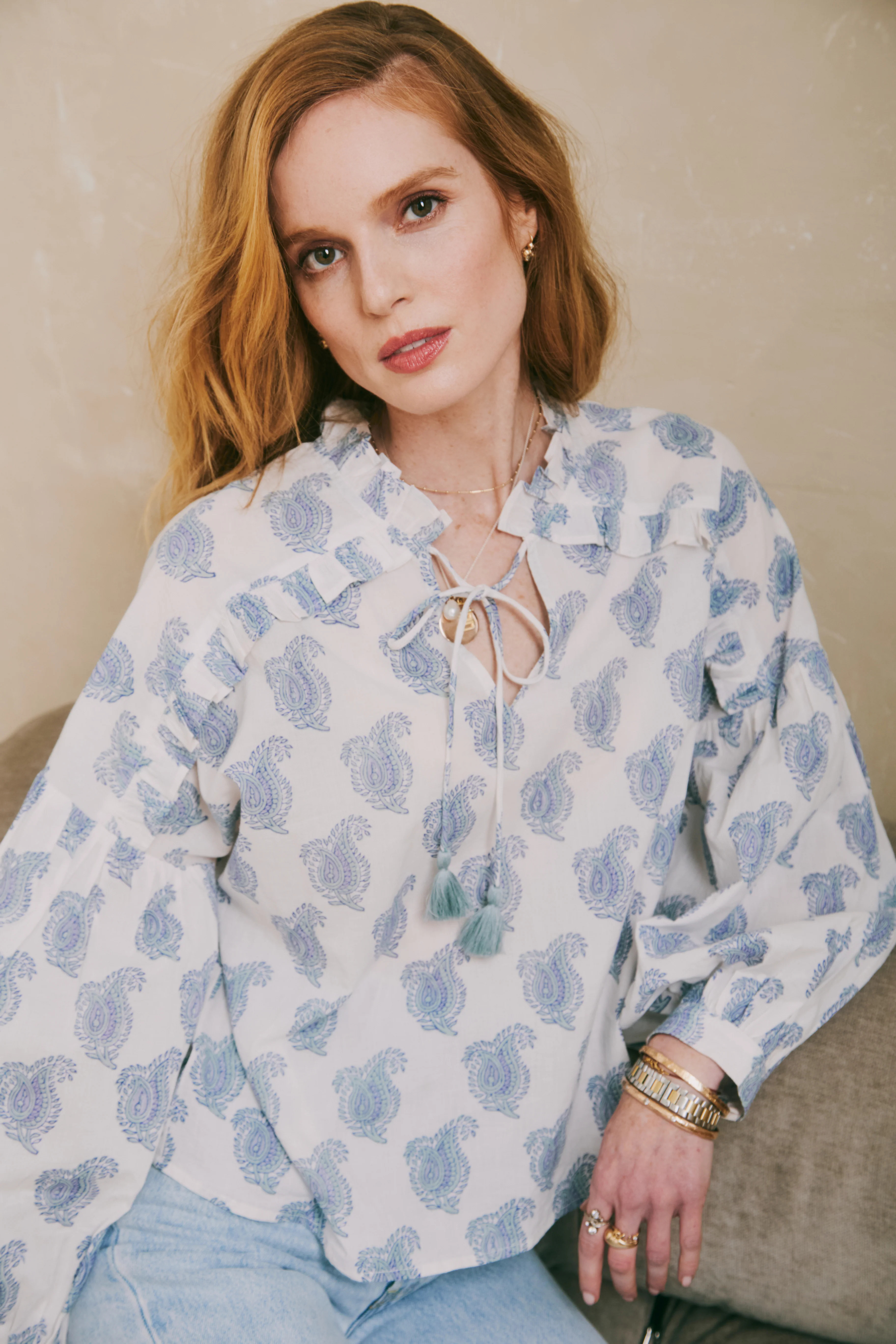 Lily Top Blue - OPHELIA & INDIGO | Ophelia & Indigo