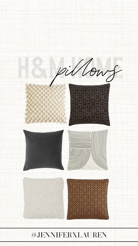 H&M home pillows

Home decor. Pillow covers. Home styling. Bedroom decor. Living room decor  

#LTKhome #LTKstyletip #LTKunder50