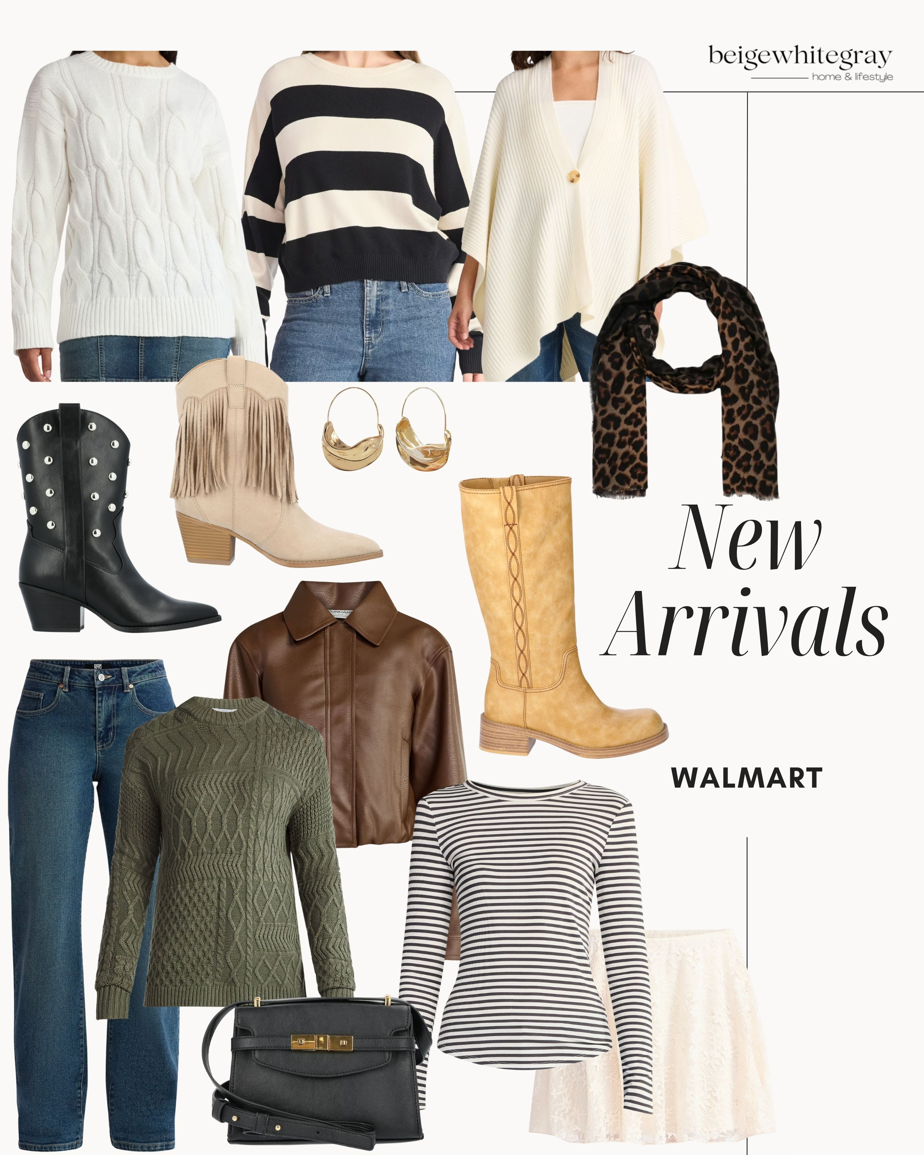 New Fashion Arrivals from Walmart!
Walmart Fashion / Knit Sweaters / Midi Dresses with Boots / Linen Blazers / Denim Jackets / Neutral Cardigans  / Button-Up Shirts / Layered Tank Tops / Ankle Booties / High-Waisted Jeans / Utility Jackets / Ribbed Knit Tops / Lightweight Trench Coats / Cotton Turtlenecks / Neutral Jumpsuits / Leather Crossbody Bags / Felt Hats / Wide-Leg Trousers / Knit Midi Skirts / Oversized Flannel Shirts / Neutral Loafers / Slip Dresses with Layers / Lightweight Scarves / Earth-Tone Accessories / Transitional Matching Sets / Sheer Sweaters / Ballet Flats / Brown Handbags / Woven Belts / Neutral Mules / Gold Jewelry / Oversized Sweaters / Fall Accessories /  

 

#LTKSeasonal #LTKStyleTip #LTKShoeCrush