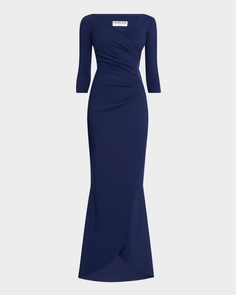 Chiara Boni La Petite Robe Emerentienne Embellished Mermaid Gown | Neiman Marcus
