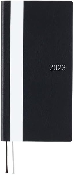 Hobonichi Techo Weeks [English/Wallet-Size/January 2023 Start] White Line: Black | Amazon (US)