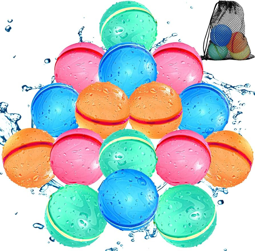 SOPPYCID Reusable Water Bomb balloons, Magnetic Refillable Water balls - Pool Toys for Boys and G... | Amazon (US)