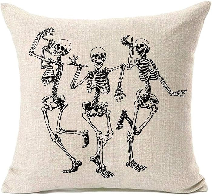Halloween Decorations Skull Pillow Covers 18x18 Inch | Amazon (US)