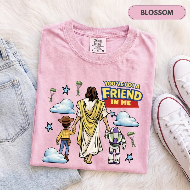 Jesus Youve Got A Friend In Me Shirt, Christian Toy Story Tee, Faith Friendship Shirt, Christian ... | Etsy (Global)