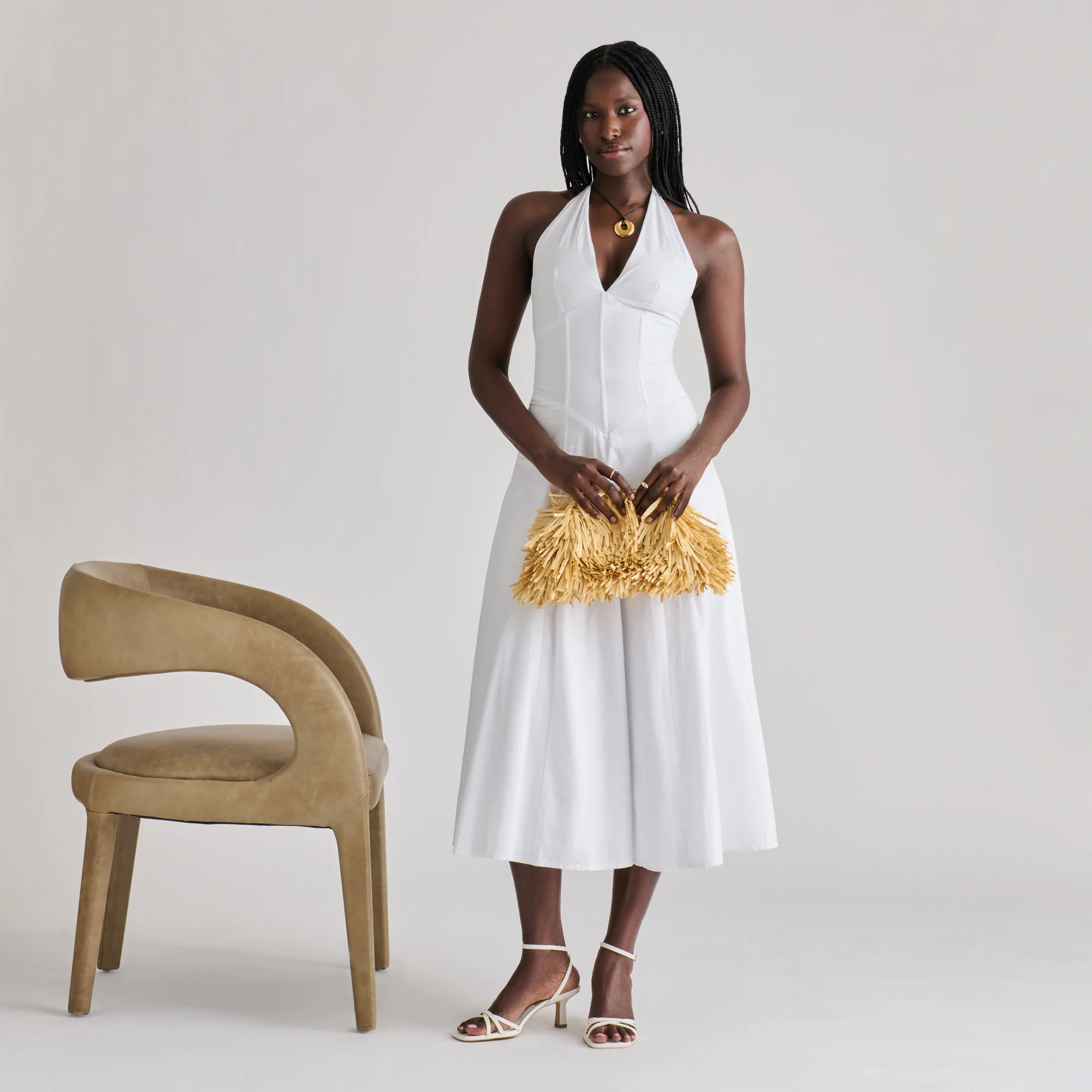 Manji Heels True White Leather | DolceVita.com