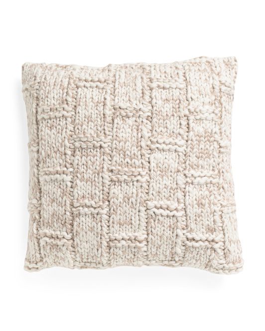 22x22 Sweater Knit Pillow | TJ Maxx