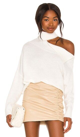 Knightley Cut Out Sweater in Ivory | Revolve Clothing (Global)