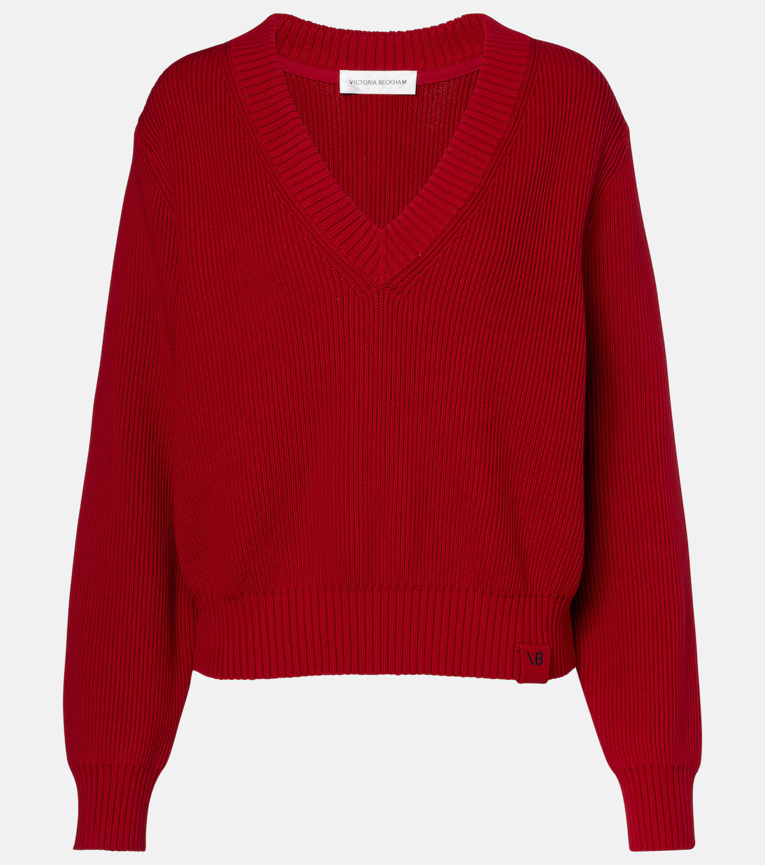 Ribbed-knit cotton and silk-blend sweater | Mytheresa (US/CA)