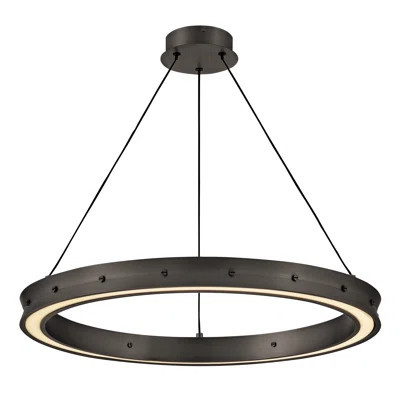 Althea Integrated LED Modern Round Chandelier | Wayfair North America