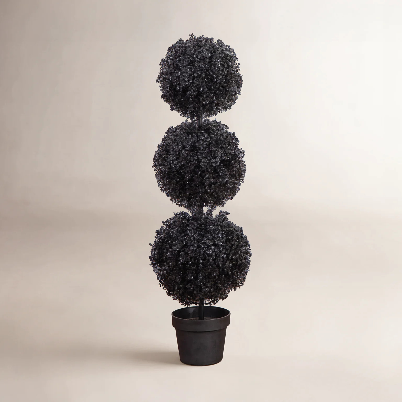 UV Resistant Artificial Triple Ball Boxwood Topiary Tree (Indoor/Outdoor) | Wayfair North America
