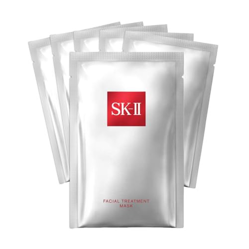 SK-II Facial Masks - Brightening Face Mask Sheets to Help Improve Tone, Texture & Radiance - Anti-Aging Treatment for Replenished Moisture & Visibly Healthier Skin (6 Count) | Amazon (US)