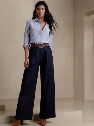 Sedona Wide-Leg Jean | Banana Republic Factory