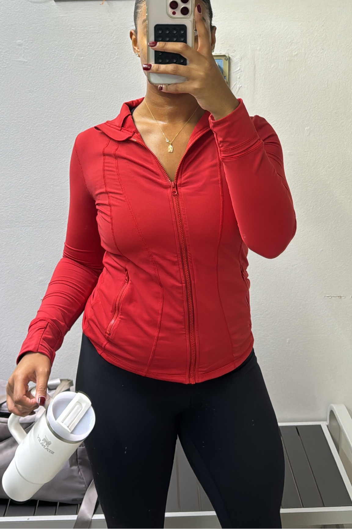 The perfect Lulu Lemon zip up jacket dupe! The quality is nearly identical. Buttery soft and perfect for fall! Size down if you want a body hugging fit. 

#LTKActive #LTKfindsunder50