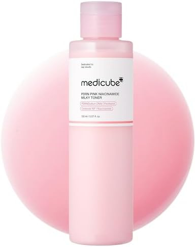 medicube PDRN Pink Niacinamide Milky Toner for Hydrating, Moisturizing, Soothing, Ceramide, Pepti... | Amazon (US)