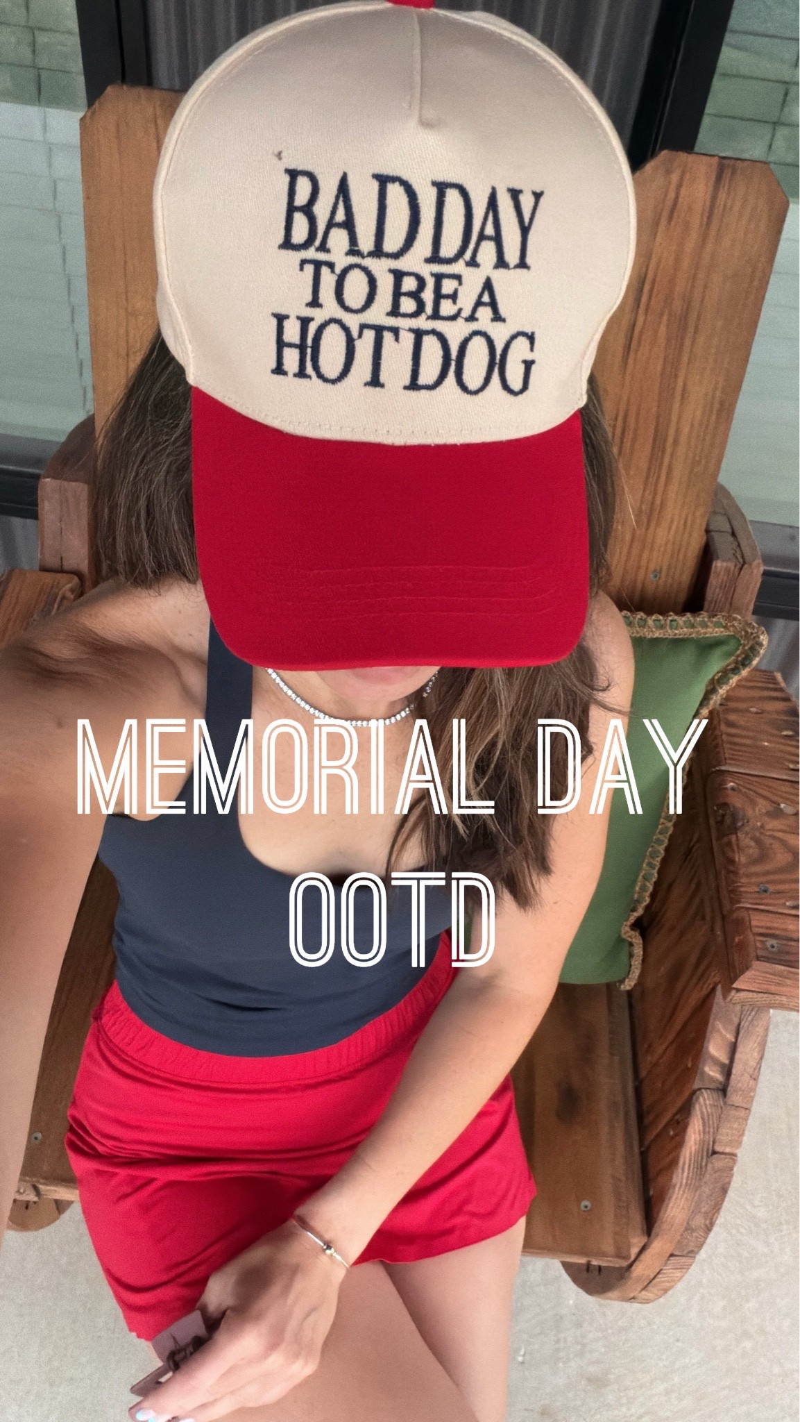 What I’m wearing this Memorial Day weekend at the lake 💦 🌭 🇺🇸

#LTKootd