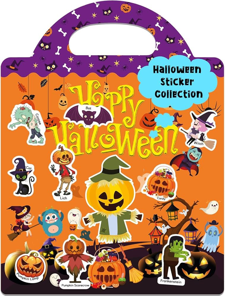 Reusable Sticker Book for Kids 2-4 36 Pcs Stickers Book for Toddlers 1-3 Preschool Learning Activ... | Amazon (US)
