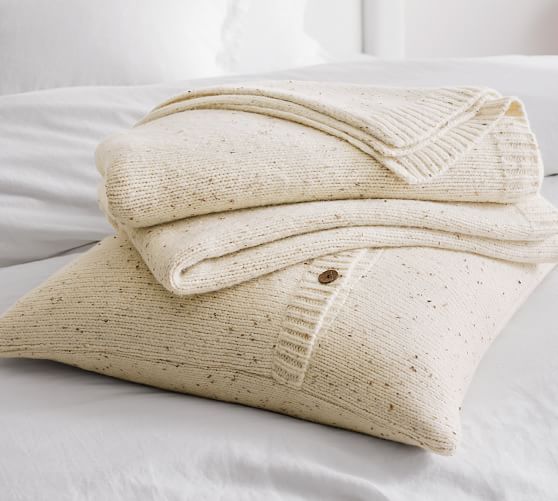 Cozy Sweater Knit Blanket | Pottery Barn (US)