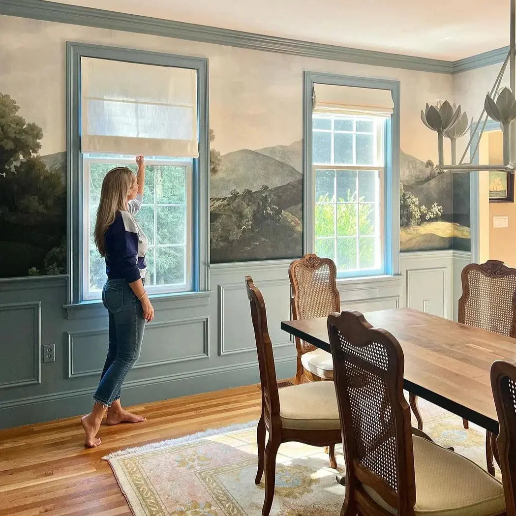 Isabella Roman Shade Cordless Lift | TWOPAGES