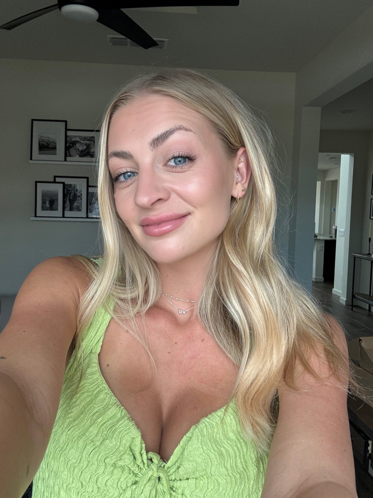 Birthstone ear stack 