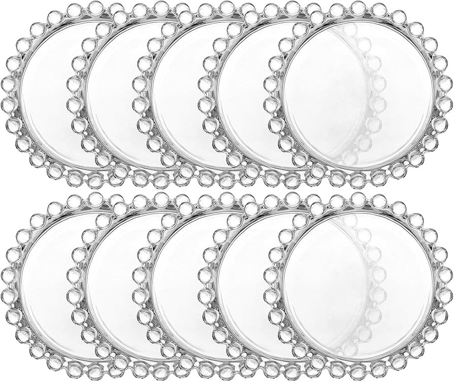 Fasmov 10 Pack Crystal Coasters Drink Coaster for Home Counters, Kitchen, Dining Room, Living Roo... | Amazon (US)