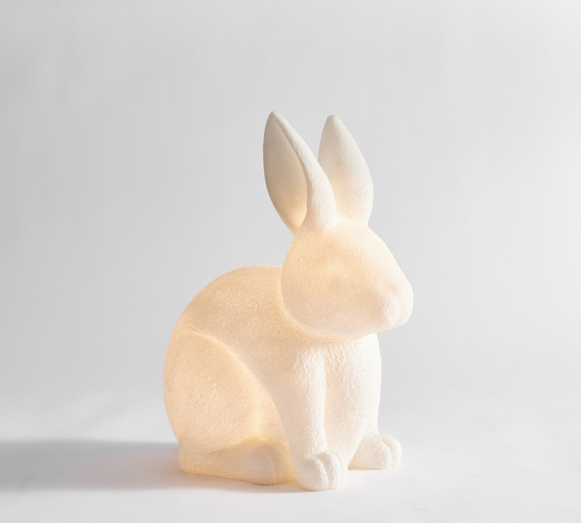Lit Frosted Bunny | Pottery Barn (US)
