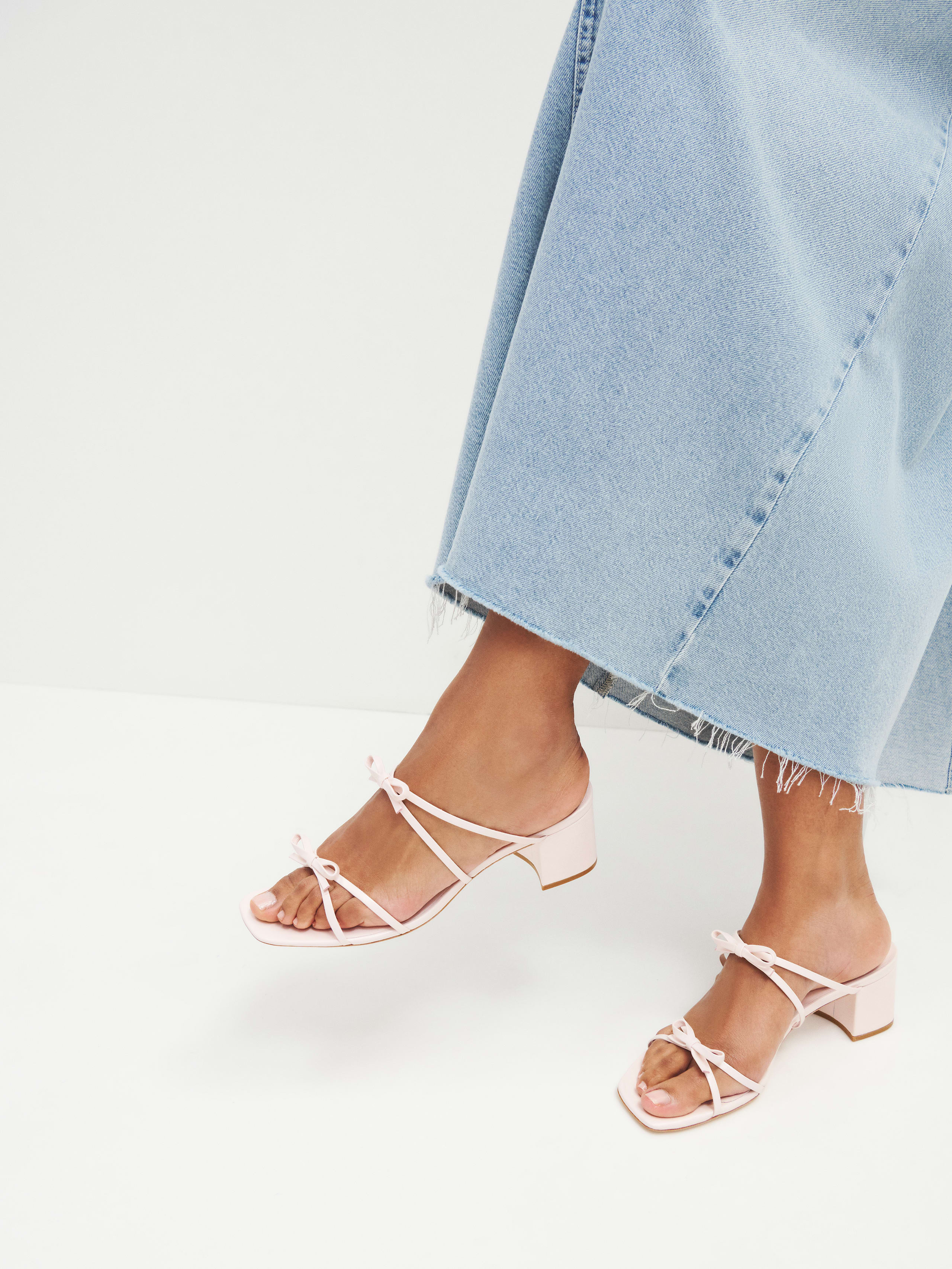 Elodie Block Heeled Sandal | Reformation (Global)