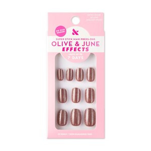 Olive & June Super Stick Effects Press On Nails, Shacket Velvet | CVS Health