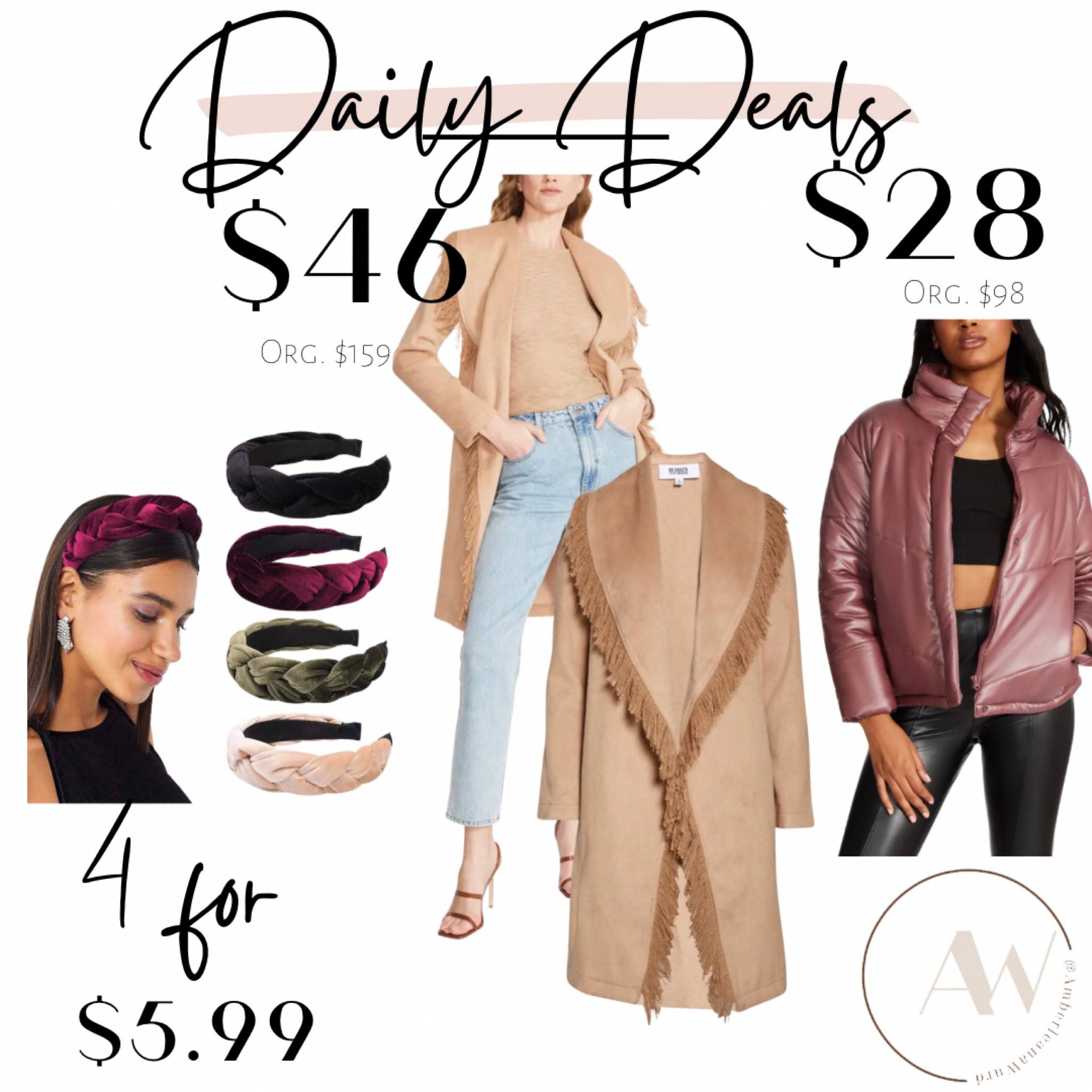Nordstrom sale! The perfect fringe coat!! Under $50!!! Puffer coat on sale! Holiday headbands! All under $50! Daily deals! 

#LTKHoliday #LTKunder50 #LTKsalealert