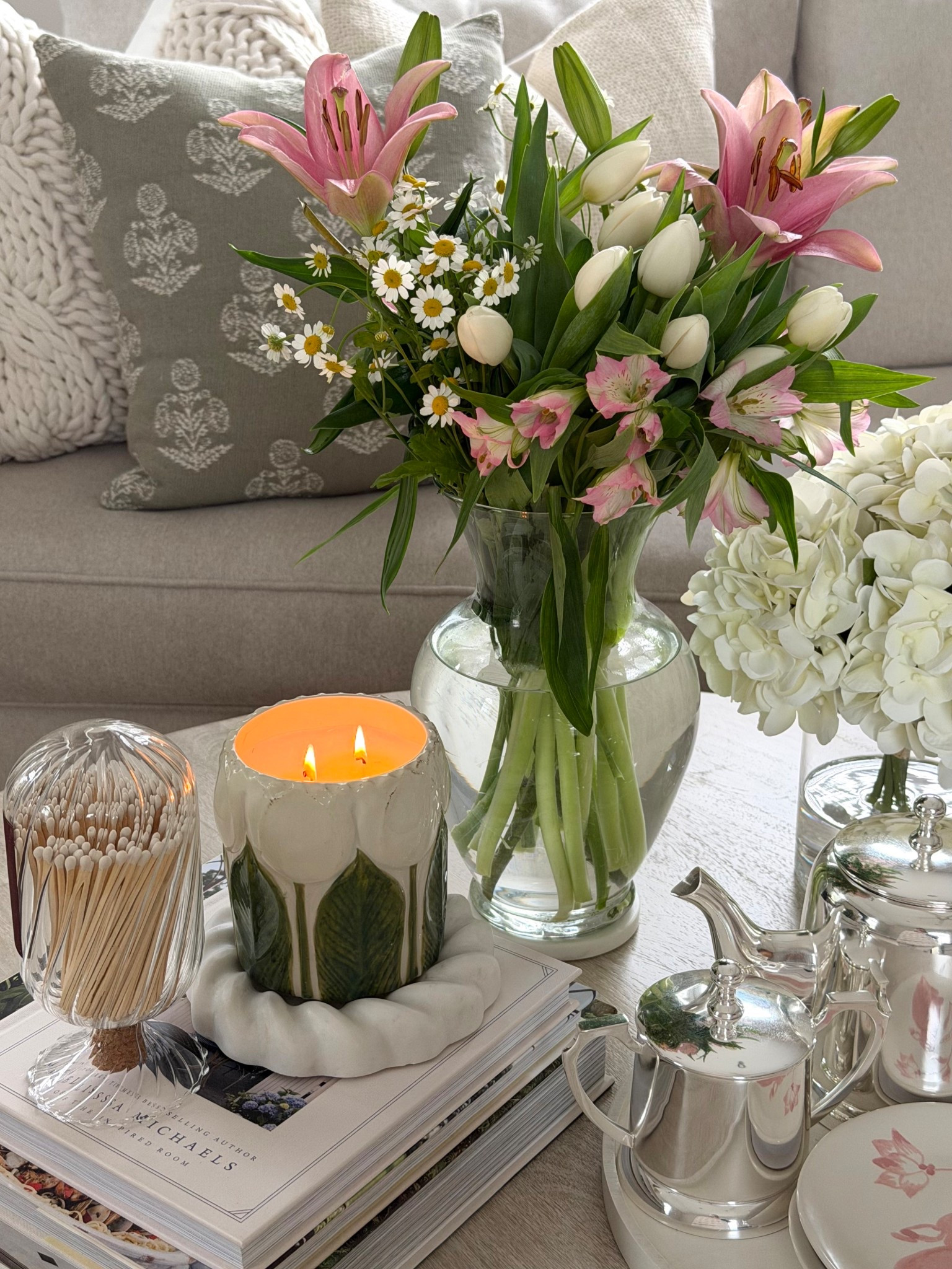 The perfect spring candle available in 3 colors, as well as a smaller votive option 🌷 #springdecor #springhome #spring #easter #easterdecor #homedecor #candle #tulips #tulipseason


#LTKSaleAlert #LTKHome #LTKSeasonal