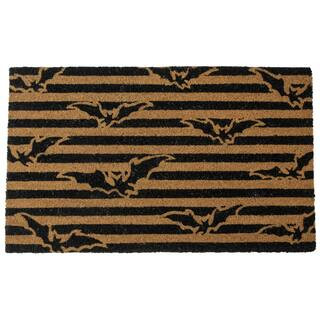 Natural Coir Flying Bats Halloween Doormat | Michaels Stores