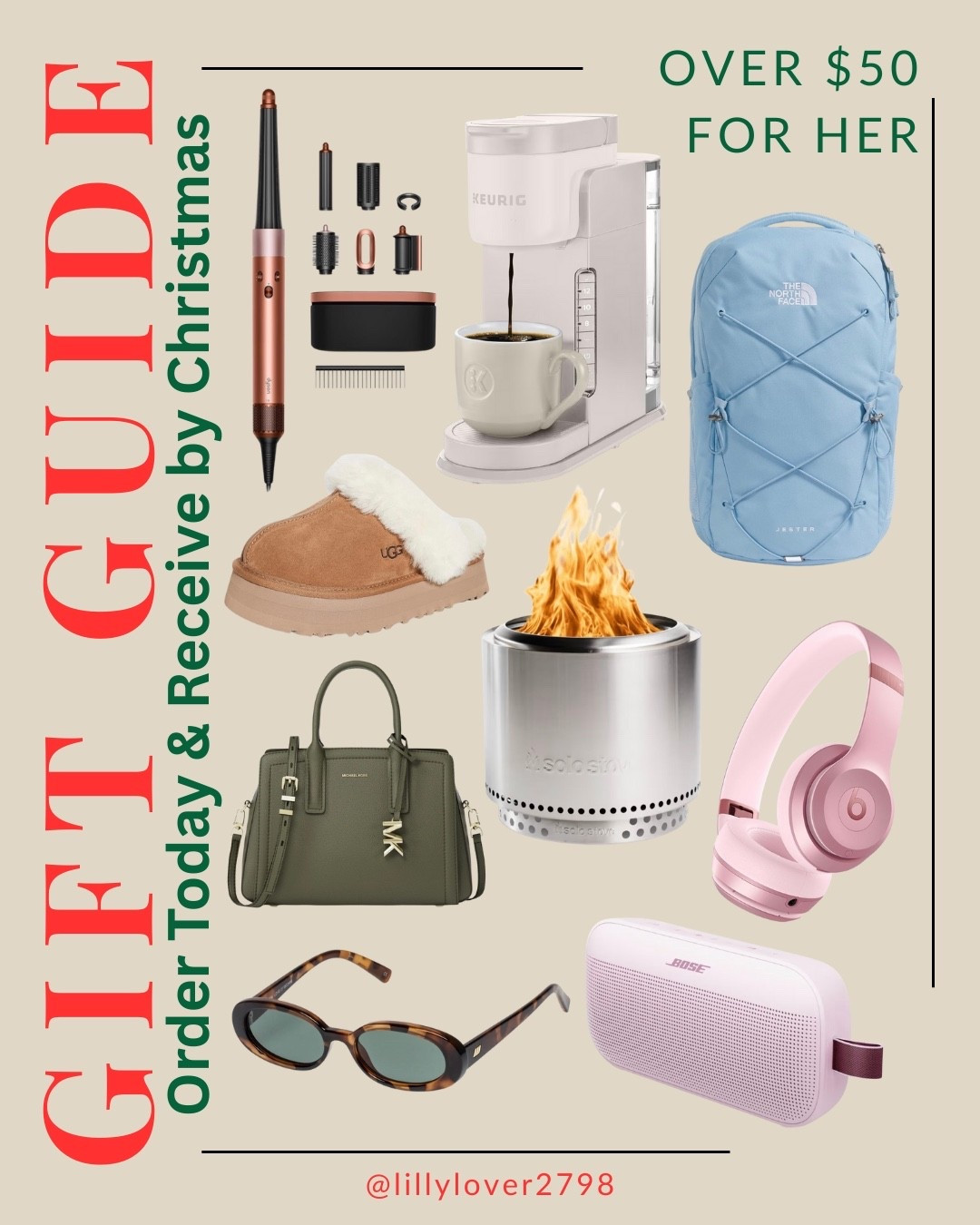 Gifts for Her

Receive in time for Christmas! 

Looking to splurge a little this Christmas? 🎄✨
These over $50 gift ideas for her are thoughtful, cozy, and guaranteed to impress. From everyday luxuries and tech favorites to cold-weather must-haves—these are gifts she’ll use all year long.

over $50 gifts for her
christmas gifts for women
luxury gifts for her
holiday gift ideas for women
gift ideas for moms
splurge gifts for her
cozy winter gifts
fashion gifts for women
tech gifts for her
christmas gift guide women


#giftsforher
#christmasgiftideas
#holidaygiftguide
#luxurygifts
#splurgeworthy
#giftideasforwomen
#christmasshopping
#ltkholiday
#ltkgiftguide
#ltkwomen
#ltkfinds


#LTKSaleAlert #LTKTravel #LTKHome