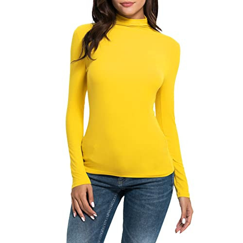 My Orders Placed Recently by me Women's Lightweight Long Sleeve Turtleneck Slim Fit High Neck Layering Pullover | Amazon (US)