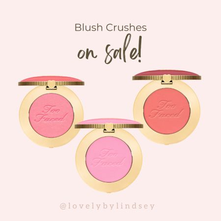 These cute blushes are so pretty and have a great color payoff! 

#LTKsalealert #LTKbeauty
