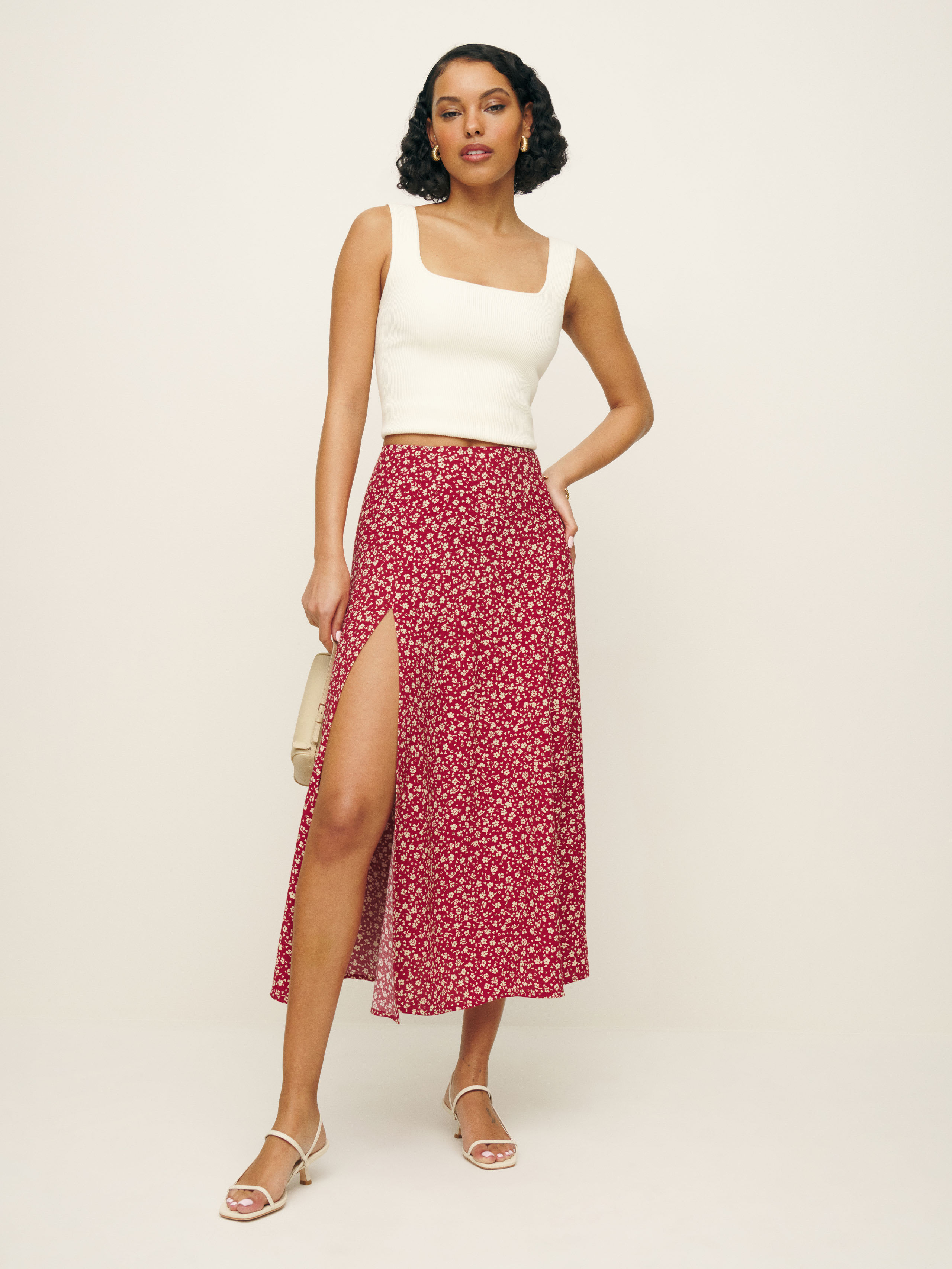 Petites Zoe Skirt | Reformation (Global)