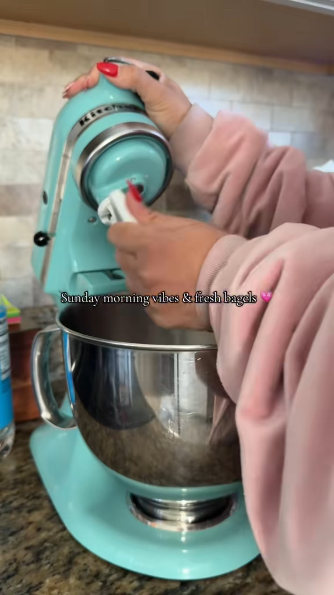 Bagel day is one of my favorite days!  10/10 the KitchenAid mixer because it’s such a versatile appliance and has so many different attachments💗💗 #kitchenaidmixer #kitchenaid #homemadebagels 

#LTKmorningroutine #LTKmomlife #LTKdayinmylife
