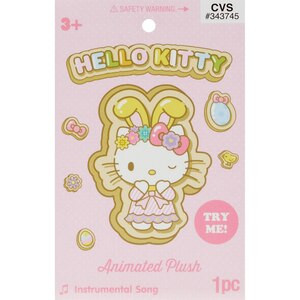 Hello Kitty Bunny Animated Plush Side Stepper, 15.7 in | CVS Health