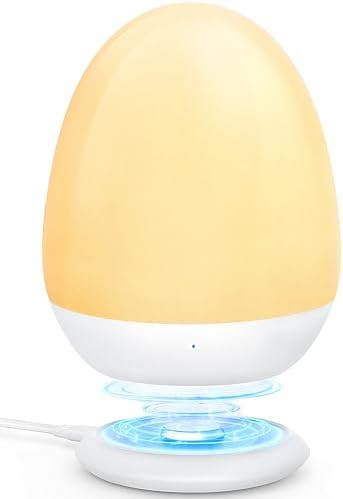 MediAcous Night Lights for Kids Room, Egg Light for Nursery with Stable Charging Pad, Dimmable Ba... | Amazon (US)