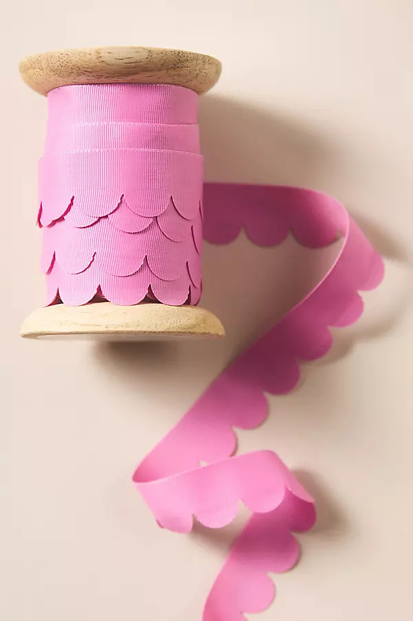Scalloped Polyester Ribbon | Anthropologie (US)