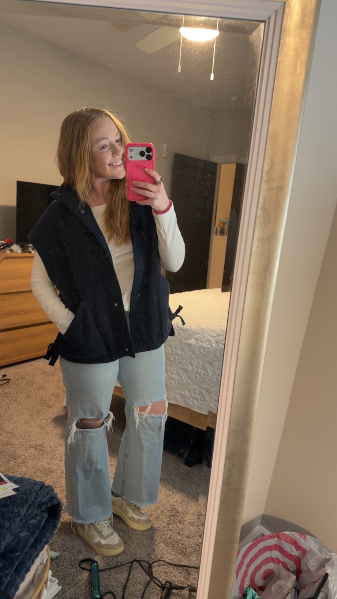 What a winter, getting to wear just a vest in the end of December! 

#LTKSeasonal #LTKPetite #LTKdayinmylife