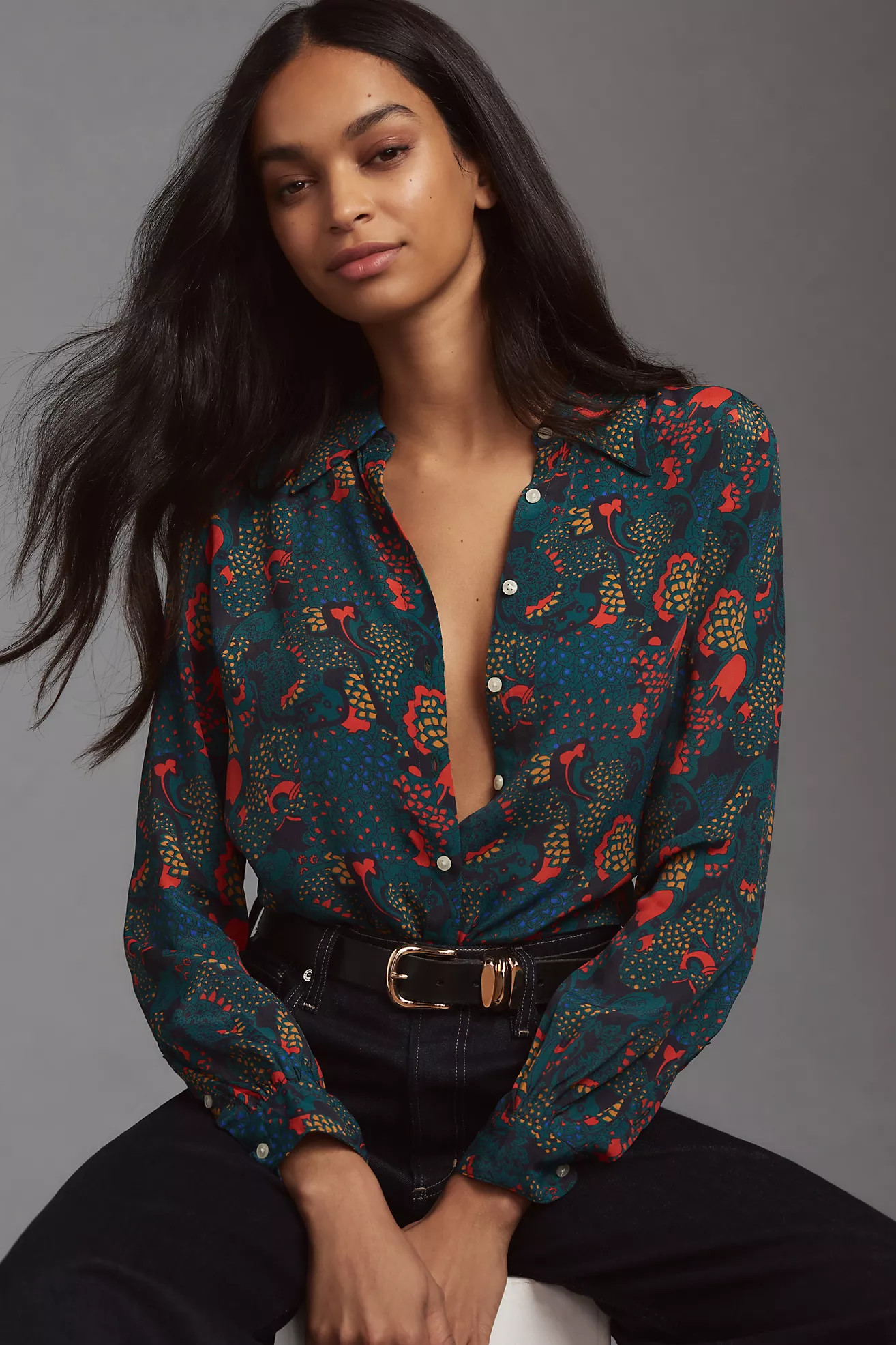 Birds of Paradis by Trovata Jacquelin Blouse | Anthropologie (US)
